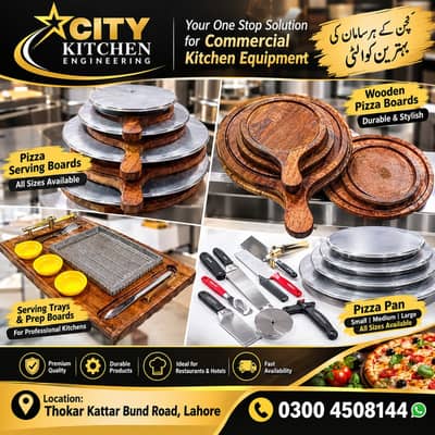 Complete Commercial Kitchen Equipment & Tools - City Kitchen Lahore