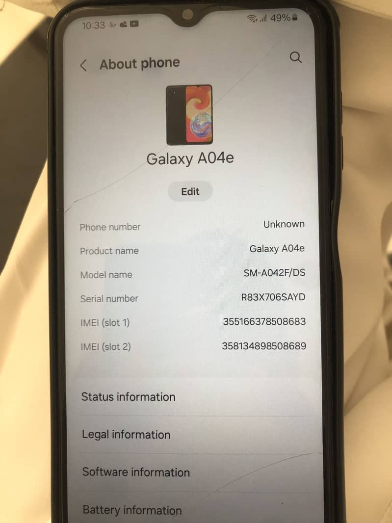 Samsung Mobile A04e Patch. Approved 4