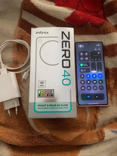 Infinix Zero 40 8+8/256 Official PTA With Box Exchange possible