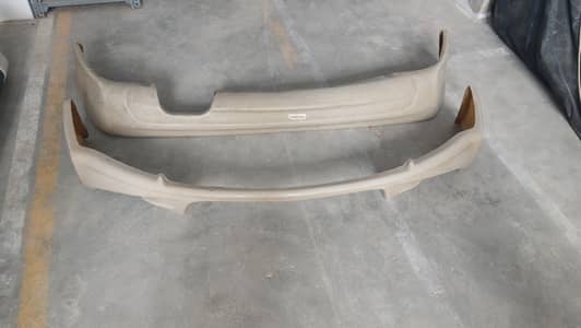 Honda Civic Reborn Front And Rear Bumper Extensions