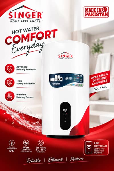 Singer semi Instant water heater