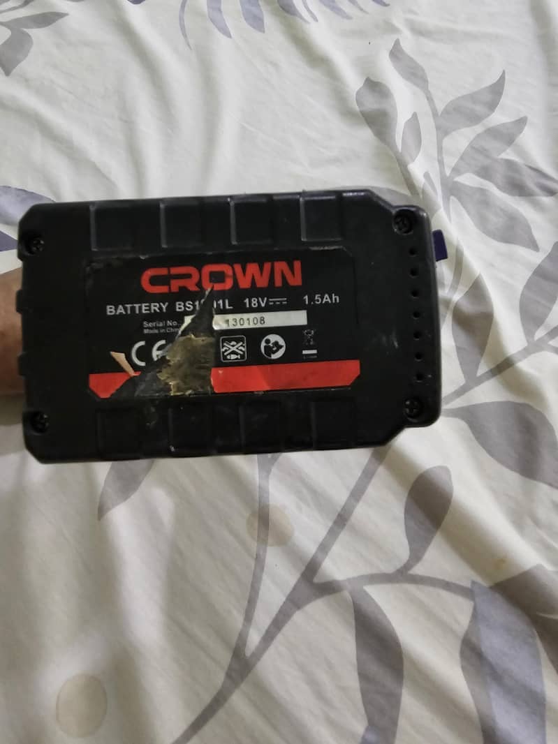 crown drill machine rechargeable 1