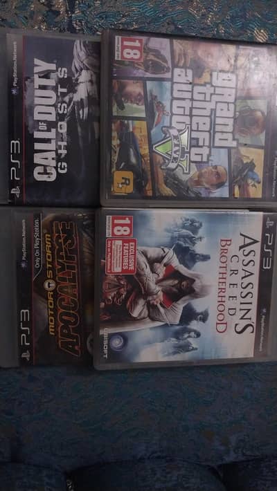 games for ps3 set of 4 original games
