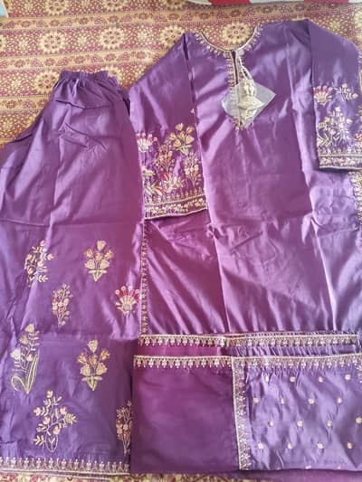 Woman embroidery dress