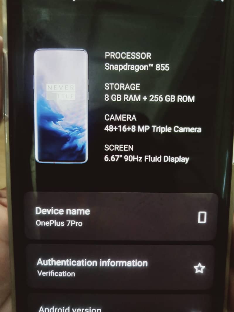 One Plus 7 4