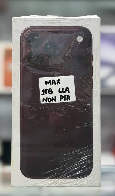 IPHONE 18 PRO MAX 1TB LLA NON PTA BOX PACK BURGUNDY