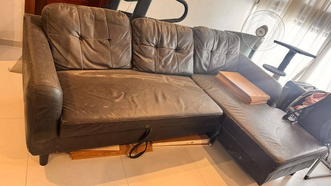 used sofa L SHAPE 0