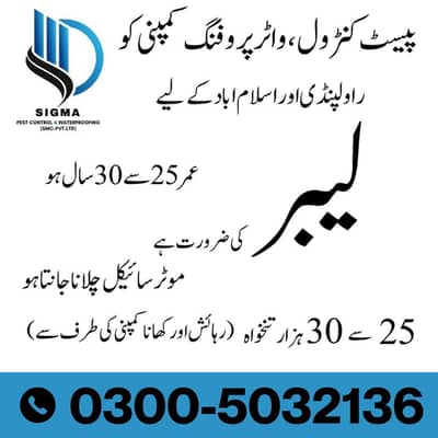 Need Labour for Pest Control