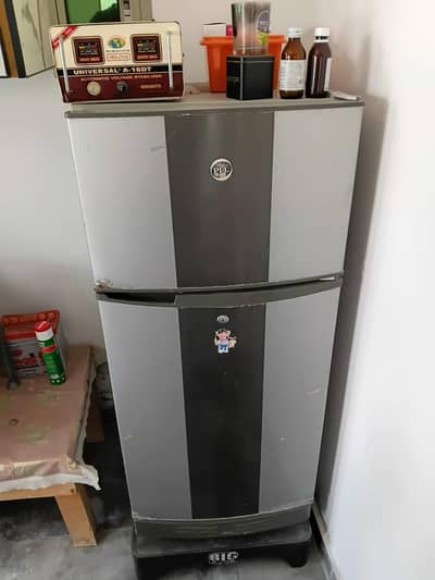 home use refrigerator + 1600 watts stabilizer