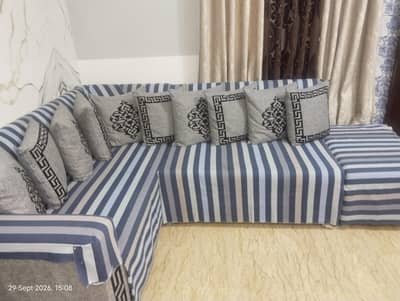 7 seater L shape sofa