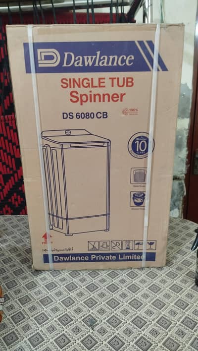 brand new box pack dawlance single tub spinner