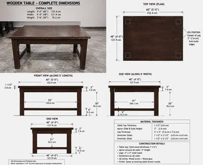 High-Quality Center Table Available for Sale!