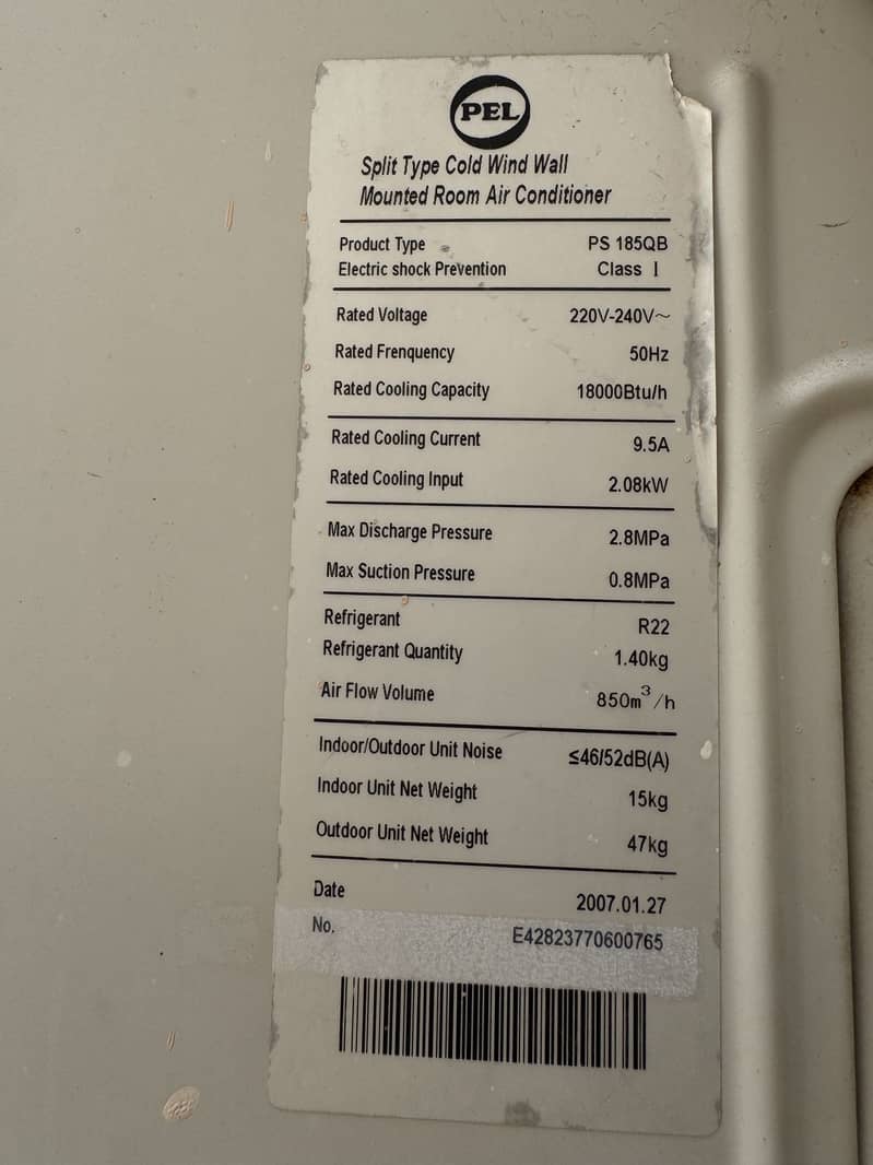PEL Silverline 1.5 Ton Split AC 2