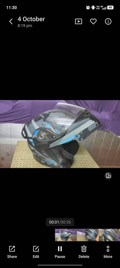 Jiekai Modular Helmet New Model Matt Large For Sale