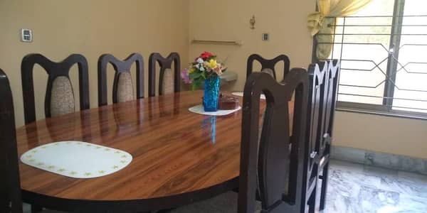 Dining Table with 8 chairs complete set with additional sofa