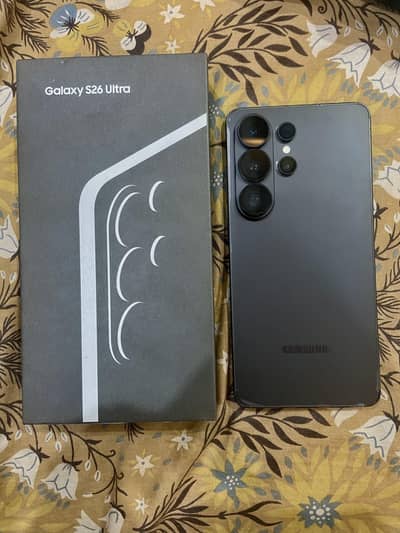 Samsung Galaxy S26 Ultra 256GB Black | Online PTA With Box