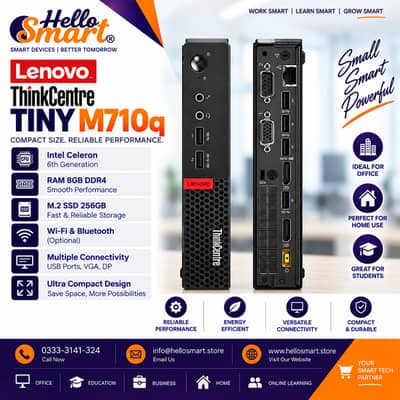 Dell Lenovo Hp MiniPC I3/I5 4 to 9 Gen, I3 9G I5 4Gen Micro | Desktop