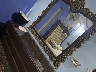 Wooden chinioti bed
