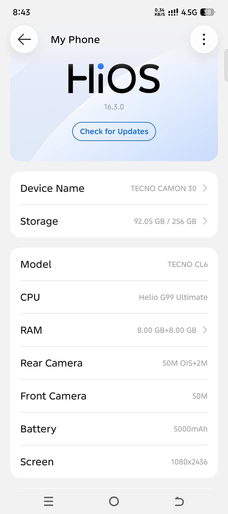 Tecno CAMON 30 3