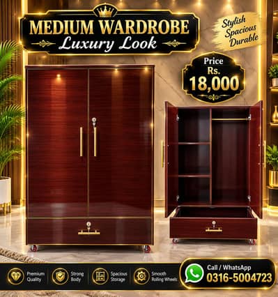 medium  Wardrobe  / Almari  / cupboard