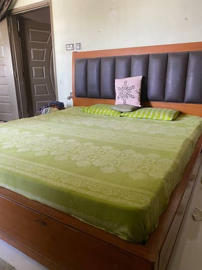 Double Bed with Mattress for urgent sale