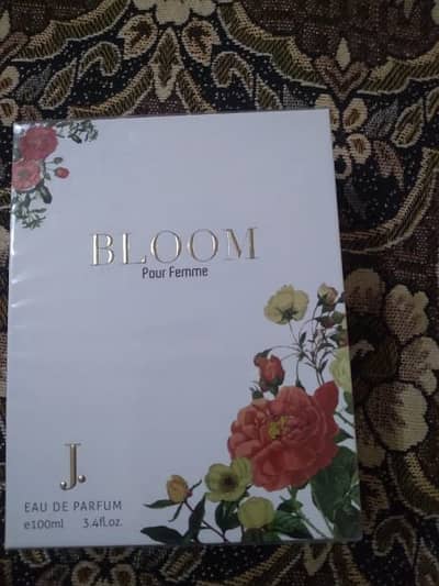A bloom perfume by Junaid Jamshed avlbl.