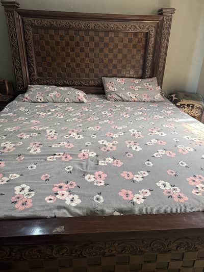 Wooden King Bed