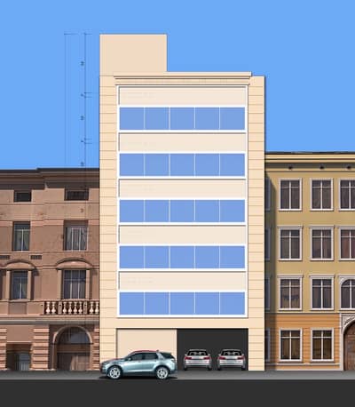 Newly Built Commercial Seven Storey Building Available For Rent In Johar Town