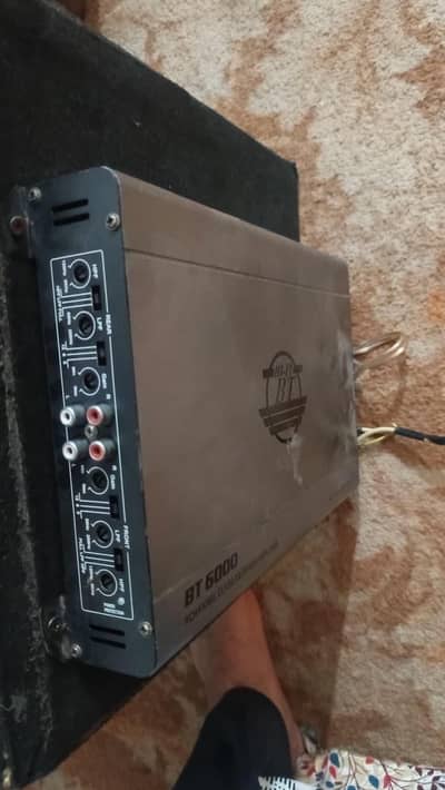jbl woofer and hi fi amplifier