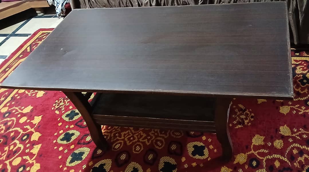 Brown Wood Table 1