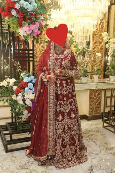 Heavy Designer Bridal Lehenga - Worn Only Once