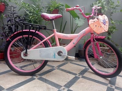 pink Barbie cycle