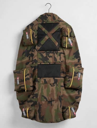 New army camouflage Bike seat cover with six pockets