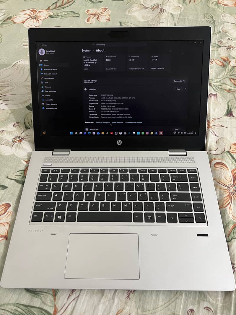 Hp pro book 1