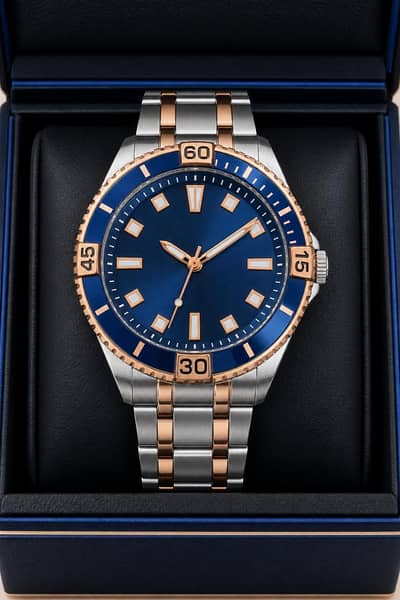 ⌚ Premium Men’s Stainless Steel Watch