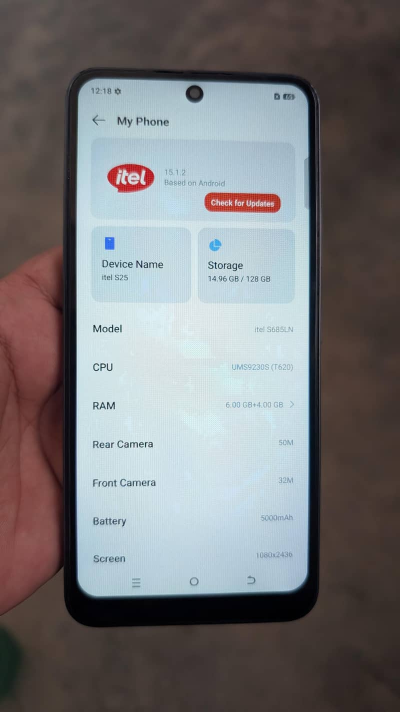 Itel S25 2