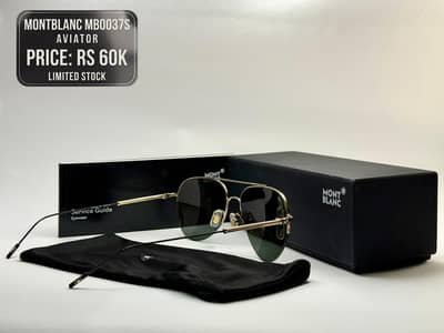 Mont blanc and burberry original Sunglasses