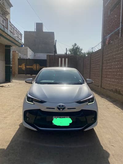 2026 Model Yaris  White Car For Rent