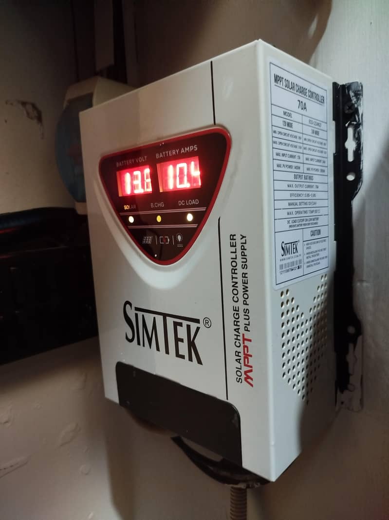 Simtek Mppt Charge Controller Dc King 70a 12V/24V 1