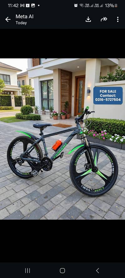 TANMEI Branded Mountain Bicycle 26 Inch Mag Wheels Like New Condition