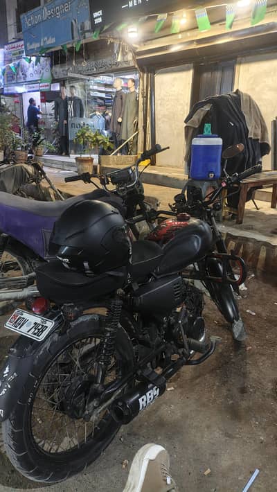 unique 70cc cafe racer converted