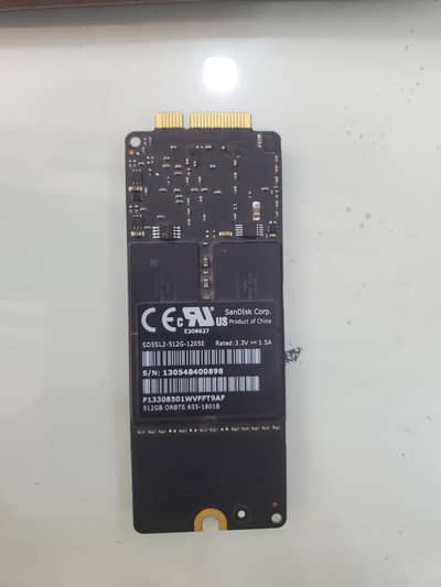 Macbook pro 2012 and early 2013 a1398 SSD nvme 512 Gb