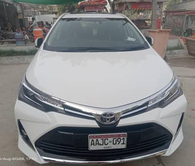 Toyota Corolla Grande 2026 is available on Rent