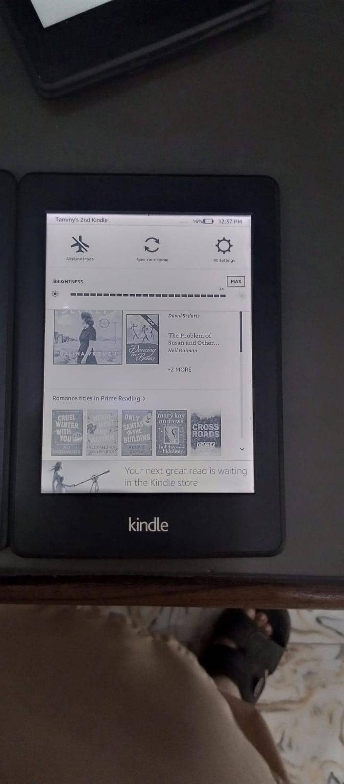 Kindle E Reader 6th & 7th Generation Paperwhite. 6