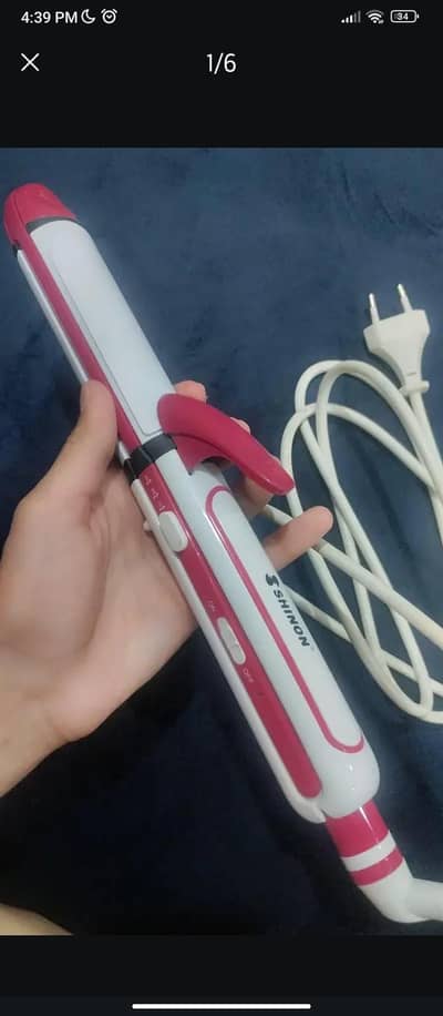 Shinon 3 in 1 Hair styler- straightener, curler and crimper