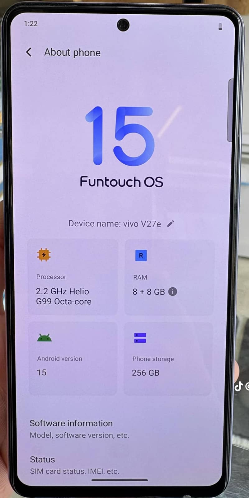 Vivo V27e 1