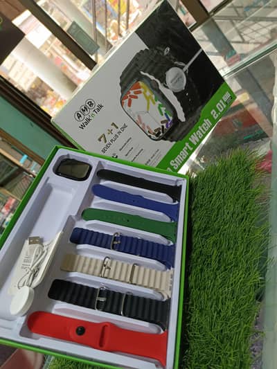 AMB Smart watch with 7 strap