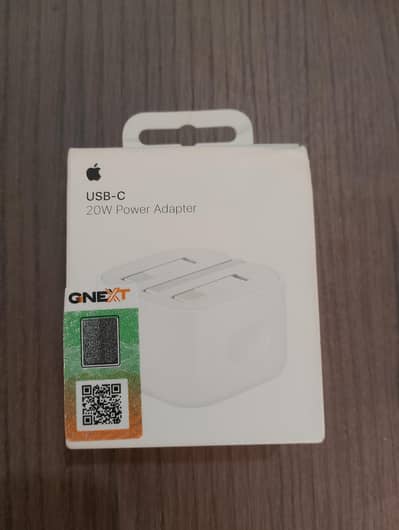 Original Apple 20W charger with 1 year warranty