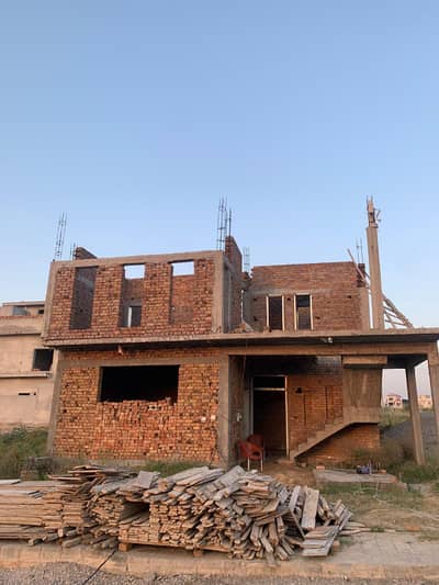 10Marla (2,450 Sq Ft) (35x70) Under-Construction House for Sale in Rose Block, Taj Residencia Price only 1.60 Crore