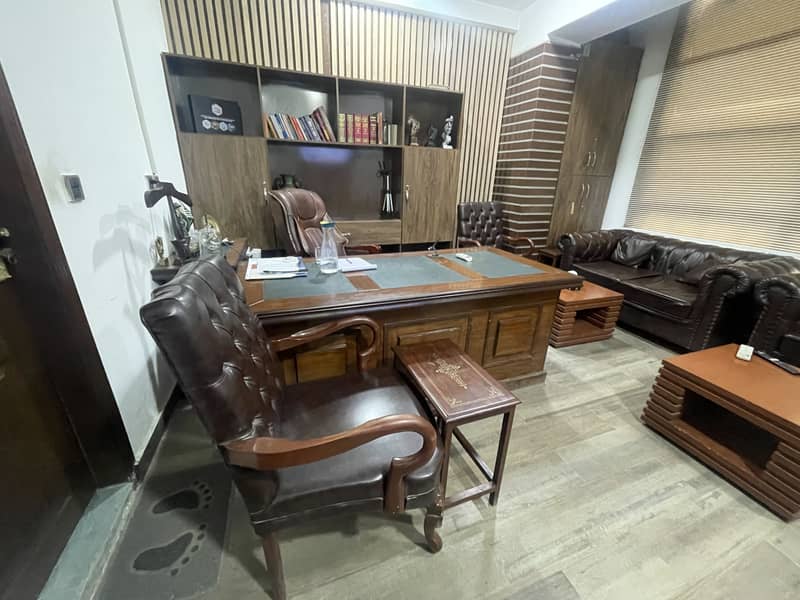 Office Table Chairs & 8 seter Sofa set 1